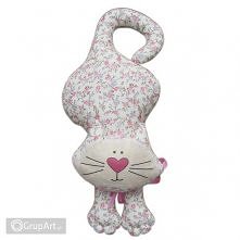 Romantyczny, klamkowy kotek
Kot uszyty z tkaniny. Nie zawiera wełny. Wypełniony specjalnym tworzywem. Ciekawy pomysł na niezobowiązujący podarunek. Fajnie wygląda zawieszony na ...