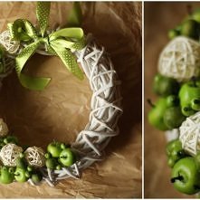 wianek z zielonej tonacji, ...