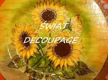 Talerz bambusowy w słoneczn...