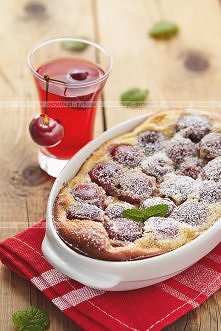 Ciasto serowe z wiśniami