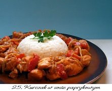 Kurczak na ostro, cały w papryce