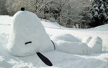 Zimowy Bałwanek Snoopy :)