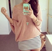 sweterek z spódnicą