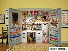 Pracownia w szafie :D