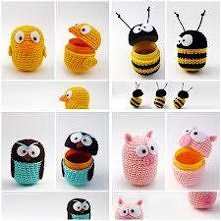 Szydełkowe pudełeczka ;)