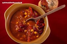 Zupa Meksykańska od "Gotuj z Rumcajsem", przepis na stronie.