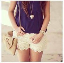 spodenki w koronkę :)