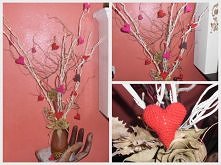 Walentynkowa dekoracja. Ser...