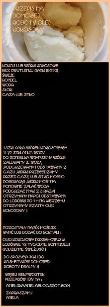 Przepis na domowej roboty olej kokosowy