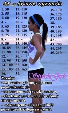 45- dniowe wyzwanie ;)