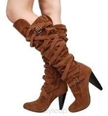 StyleUp - Kozaki Brązowe Śliczne