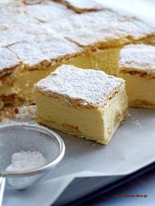 Kremówka mmm...
Przepis po ...