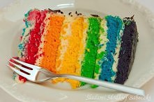 Tęczowe ciasto *O*