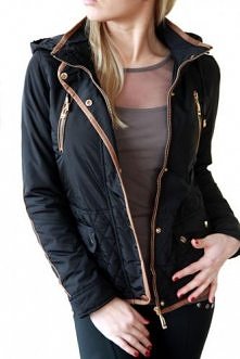 S-WEST - PRZECUDNA CZARNA KURTKA