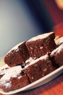 Ciasto kakaowe z żurawiną