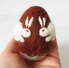 zakochane zajączki pisanki w KuferArt.pl