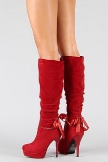 StyleUp - Kozaki Czerwone Śliczne