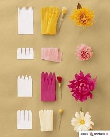 Jak zrobić kwiaty z bibuły