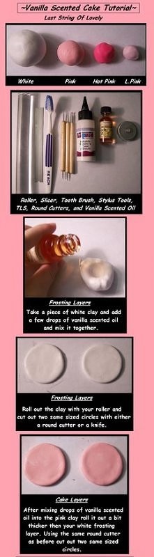 ::Vanilla Scented Cake Tuto::