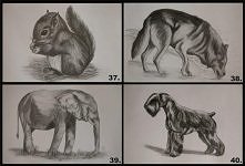 W ołówku, format A6.