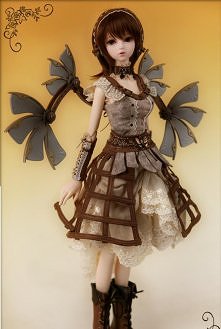 Słodka lalka steampunk