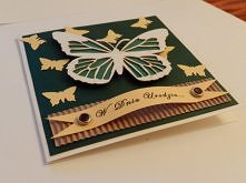 Kartka z motylem