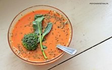 dietetyczna zupa z papryki - z wyzwanie MIESIĄC Z PSYCHODIETKĄ (klik w obrazek)