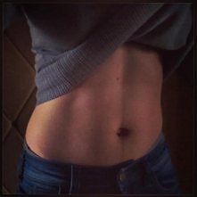 Brzuch po 3 miesiącach od porodu. Co Wy na to? :)