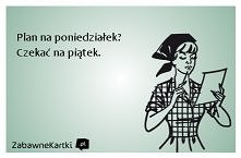 Plan na poniedziałek?