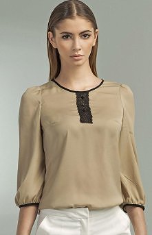 Nife b44 bluzka khaki
- elegancka bluzka
- luźny krój