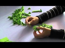 Kaktus origami modułowe- tutorial