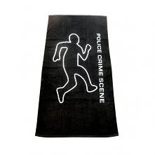 Kryminalny ręcznik - każdy będzie chciał się na nim rozłożyć :)