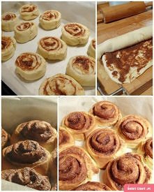 Składniki 

Ciasto drożdżowe:
- 3 szklanki mąki pszennej
- 1/2 łyżeczki soli
- 5 łyżek cukru
- 3/4 szklanki ciepłego mleka
- 1 jajko
- 30 gr świeżych drożdży
- 70 gr roztopioneg...