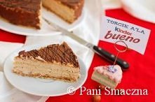 Torcik a’la Kinder Bueno



Składniki:

5 okrągłych wafli tortowych
450 g puszystego serka orzechowego (użyłam takiego: sweetello)
3 czubate łyżki kremu z orzeszków ziemnych (uż...