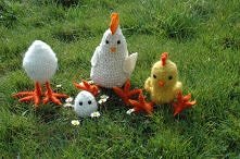 szydełkowa rodzinka