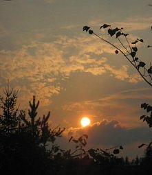 zachód słońca. <3