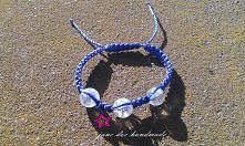 Bransoletka ze szklanymi oczkami cracle :) Zapraszamy na Jane Doe Handmade na facebooku ! :)