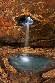 The Glory Waterfall near Ponca in the Ozark National Forest, Arkansas