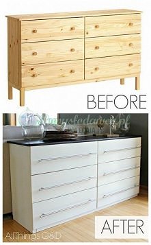 nowe uchwyty, farba.. i gotowe;)