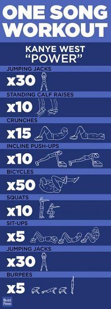 Ćwiczenia na jedną piosenkę...