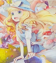 Yui-chan and rabbit Max