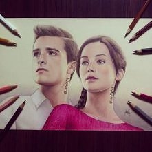 Katniss i Peeta by @_artistiq