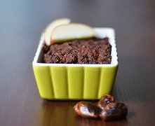 Jaglane brownie z nadzieniem bananowym