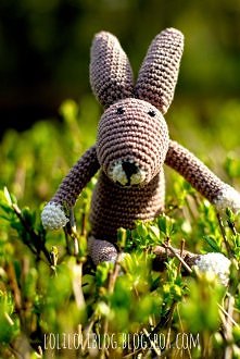 Zajączek na szydełku z inst...