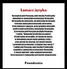 łamacz języka :)