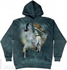 Piękny portret wilków na bluzie- efekty 3D, znajdź więcej na geekcode.pl