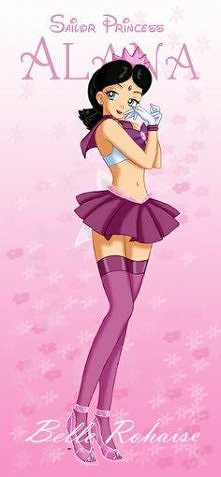 Alana - siostra Ariel jako postać  z czarodziejki z księżyca :)