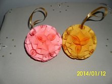 Kule kwiatowe z papieru