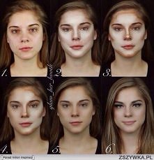 makijaż - cieniowanie twarzy