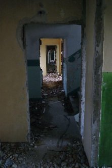 Wnętrze jednego z bloków